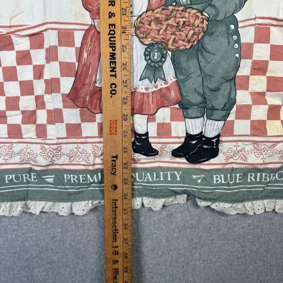 Vintage Blue Ribbon Flour Brand Apron “GRAND PRIZE COOK” Advertising - Picture 5 of 7